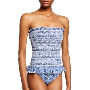 Tory Burch Printed Smocked One Piece NWOT